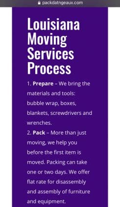 shows service process