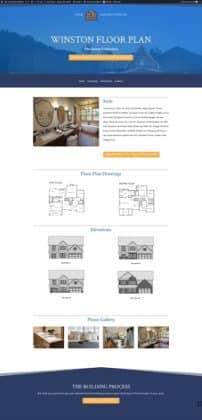 Floor Plan page layout