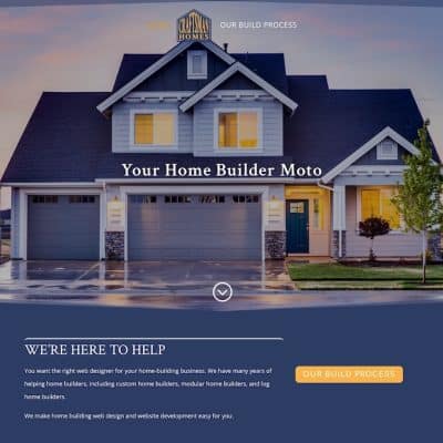 Home Builder Website Layouts For Divi