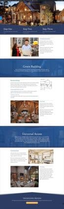 Our Build Process page layout