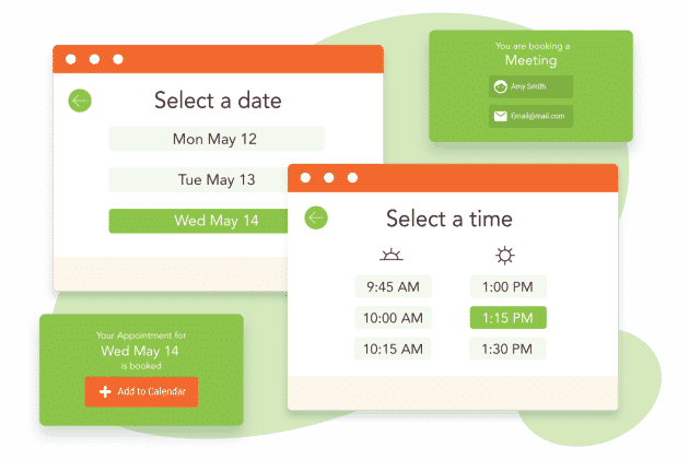select date and time for meetings