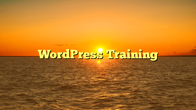 WordPress Training