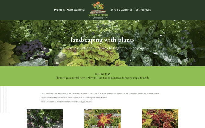 plant gallery page