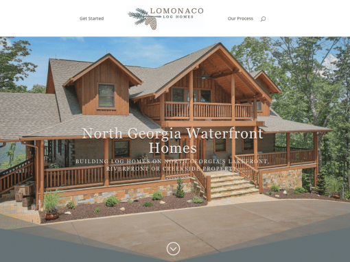 Lomonaco Log Homes Website