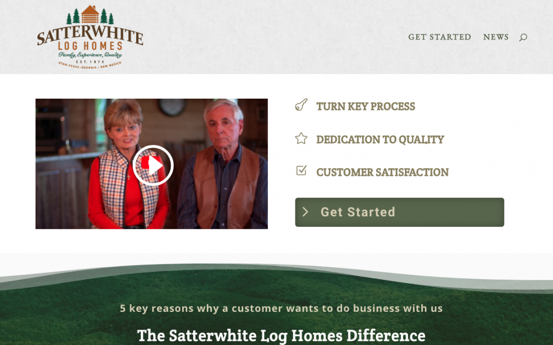 Satterwhite Log Homes of Georgia Website