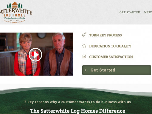 Satterwhite Log Homes of Georgia Website