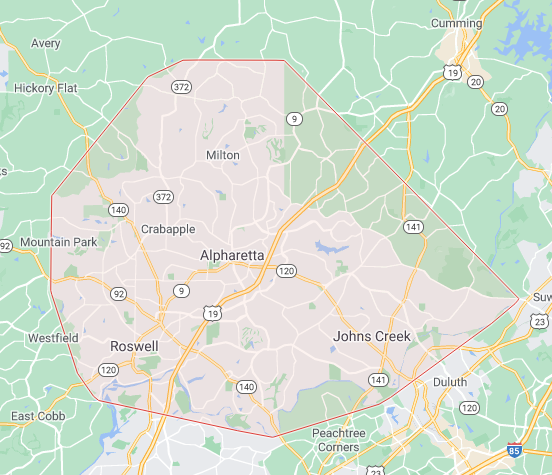 alpharetta milton and johns creek area