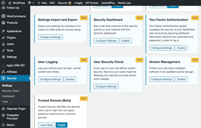 under Version management click configure settings