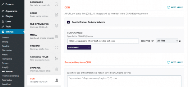WP Rocket CDN